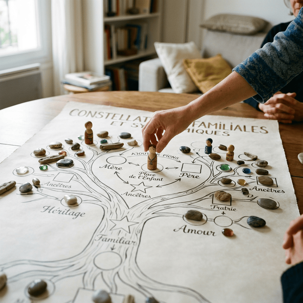Ajouter pions constellations familiales et systémiques